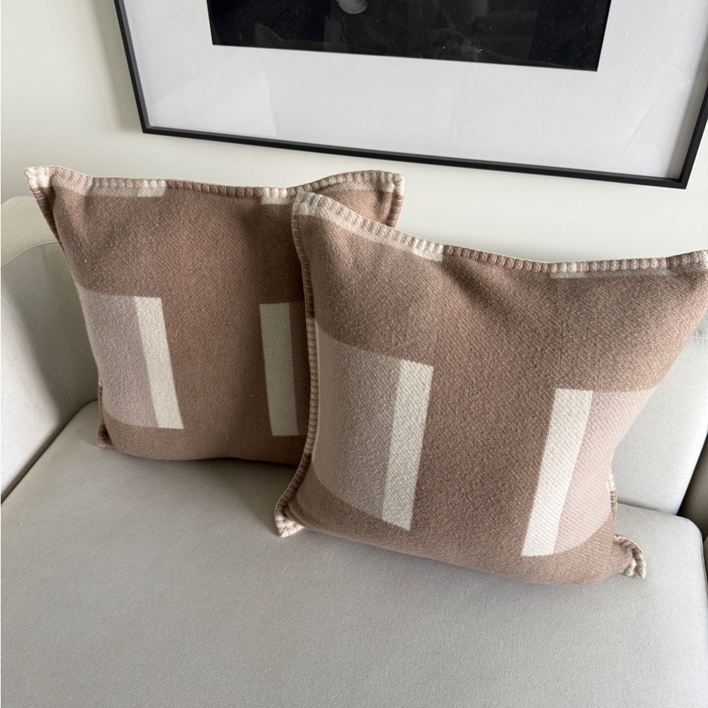 Hermes’ H Tissage Pillows